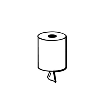 Протирочный материал Kimberly-Clark WypAll L20, 7303, для сильных загрязнений, в рулоне, 125м, 2 слоя, белый