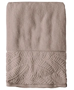 Полотенце Tessolo Home Листья махровое бежевое 500г, 100 x 150см