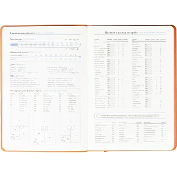 Ежедневник недатированный ATTACHE Soft touch А5,140х200мм, 136л,оранжевый