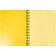 Бизнес-тетрадь А5,96л,кл,спир,пластик,тон.бл. Attache Bright colours Желтый