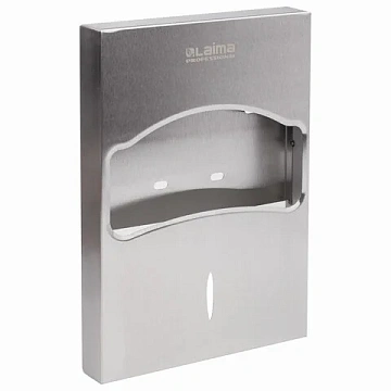 Диспенсер для покрытий на унитаз LAIMA PROFESSIONAL INOX, 1/4 сложения, нержавеющая сталь, матовый,