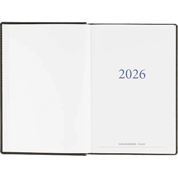 Ежедневник датированный 2026, черный,А5, 148х218 мм,352 стр,АТТАСНЕ Вива