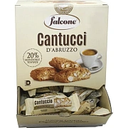 Печенье в индивидуальной упаковке FALCONE 'Cantucci' с миндалем, 125 штук по 8 г, 1 кг, ИТАЛИЯ, MC-00014394