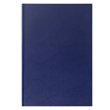 Книга учета 144 л., клетка, твердая, бумвинил, блок офсет, А4 200х290 мм, BRAUBERG, синий, 130226