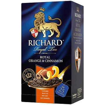 Чай Richard Royal Orange&Cinnamon черный 25 сашет 14143