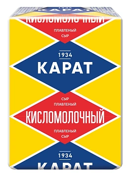Сыр плавленый Карат кисломолочный 45%, 90г