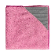 Салфетка хозяйственная Tts Dual-T 40х40см, красная, микрофибра с абразивным уголком, 200шт, TCH104019