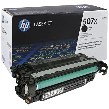 Картридж лазерный HP 507X CE400X чер. пов.емк. для CLJM525/M551/M570/M575