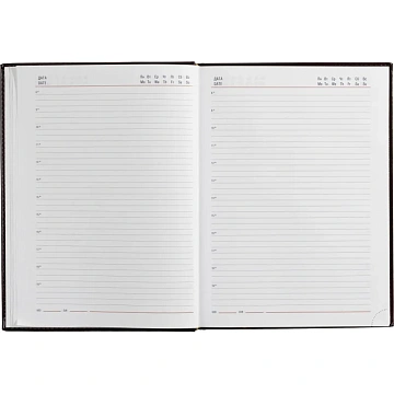 Ежедневник недатированный бордо,А4,202х272мм,176л,АТТАСНЕ КАНЬОН