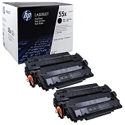 Картридж лазерный HP 55X CE255XD чер. пов.емк. для LJ P3015/M525(2шт/уп)