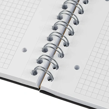 Бизнес-тетрадь SMARTBOOK А4 120л. клетка,спир,микроп,разд,карм,жел-оран