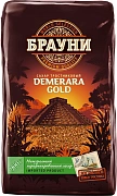 Сахарный песок Брауни Light Demerara коричневый светлый тростниковый 900г