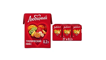Нектар Любимый Тропический микс, 200мл