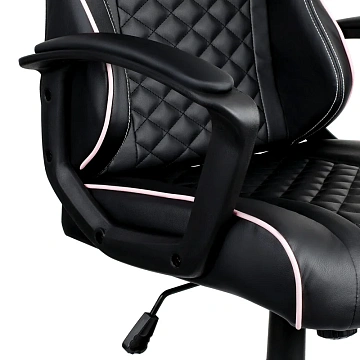 Кресло игровое Helmi HL-S10 'Level up', экокожа черная