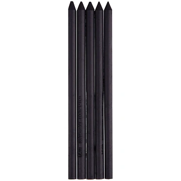 Уголь для рисования искусственный Koh-I-Noor '8673' 6шт., B, O5,6мм 120мм, стержень, пластик. футляр