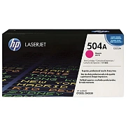 Картридж лазерный HP (CE253A) ColorLaserJet CP3525/CM3530, №504A, пурпурный, оригинальный, ресурс 70