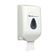 Диспенсер для полотенец в рулонах Merida Top CTS201, белый-серый, пластик, Мини