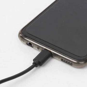 Кабель USB 2.0 – micro USB, 1 м, SONNEN, медь, для передачи данных и зарядки, черный, 513115