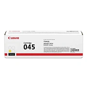 Картридж лазерный CANON (045Y) MF635/633/631/LBP 611/613, желтый, ресурс 1300 стр., оригинальный, 1239C002