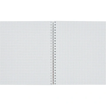 Тетрадь общая Attache,120л,клет,А5,спир,обл.лак.карт