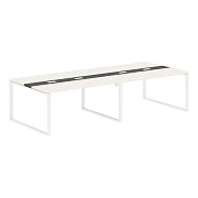 Конференц стол EQCT 3114 Ясень Траун/Белый 3132х1346х750 EDIS