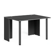 Стол компьютерный игровой SSTG 1385.1 Антрацит/Металлик 1360х850х750 с опорами металлическими SKILLL
