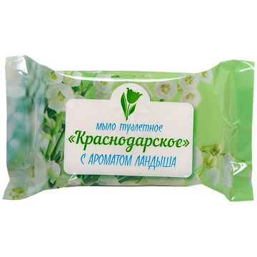 Мыло туалетное 100 г КРАСНОДАРСКОЕ (Меридиан), 'Ландыш'