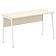 Стол прямой СП-3.1P Клен*/Белый 1400х608х755 IMAGO PLUS