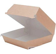 Коробка для бургера картонная 12 x 12 x 7см, 60шт