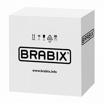 Кресло офисное BRABIX 'Praktik EX-279', ткань/кожзам, серое, 532018