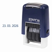 Датер-мини STAFF, месяц цифрами, оттиск 22х4 мм, 'Printer 7810 BANK', 237433