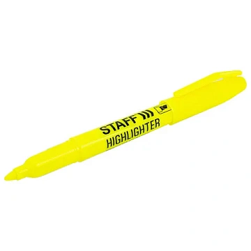 Текстовыделитель STAFF 'Manager' HL-238, ЖЕЛТЫЙ, линия 1-3 мм, 151238