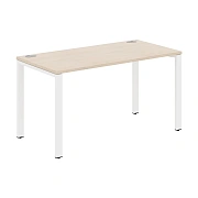 Стол прямой XS6ST 147 Бук Тиара/Белый 1400х700х750 XTEN-S60