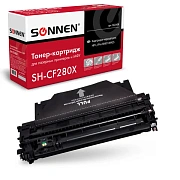 Картридж лазерный SONNEN (SH-CF280X) для HP LaserJet Pro M401/M425, ВЫСШЕЕ КАЧЕСТВО, ресурс 6500 стр., 362438