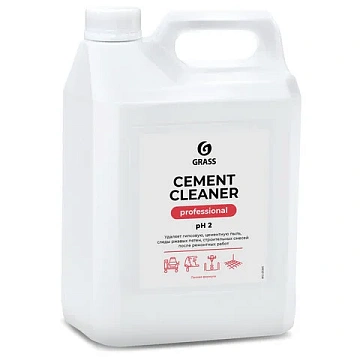 Средство для уборки после строительства 5,5 кг GRASS CEMENT CLEANER, кислотное, концентрат, 125305