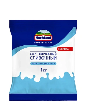 Сыр творожный Hochland Professional сливочный 50%, 1кг