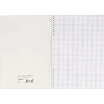 Тетрадь общая 48л,клет,А4,спир,обл.карт,Графо