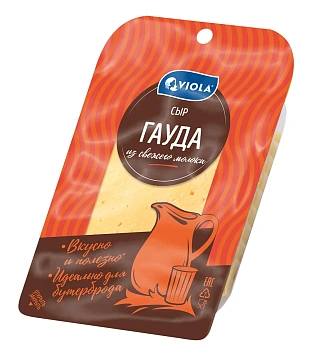 Сыр Viola Гауда полутвердый нарезка 45%, 120г