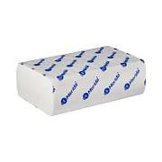 Бумажные полотенца листовые Merida BP2404 листовые, Z-Топ плюс, 2 слоя, 200шт, белые, 20 пачек