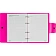 Ежедневник недатированный ATTACHE Digital розовый,А5, 272стр., на кольцах
