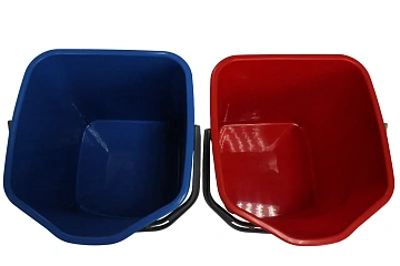 Тележка уборочная Vclean 2х20л, металлическая, с отжимом