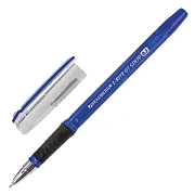 Ручка шариковая масляная с грипом BRAUBERG 'i-Rite GT Solid', СИНЯЯ, корпус синий, узел 0,7 мм, 143305