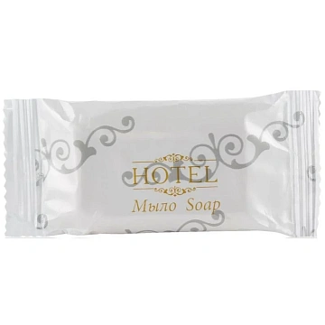 Мыло одноразовое 13 г, КОМПЛЕКТ 500 шт., HOTEL, саше, флоупак, 2000115