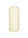 Свеча Metro Professional Столбовая слоновая кость лакированная, 6.3 x 20см