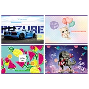 Альбом для рисования 08л., А4, на скрепке BG 'Mix. Универсальный', эконом