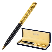 Ручка подарочная шариковая GALANT 'Empire Gold', корпус черный с золотистым, золотистые детали, пишущий узел 0,7 мм, синяя, 140960