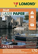 Фотобумага для лазерных принтеров Lomond Ultra DS Matt CLC A4, 250 листов, 170г/м2, белая, матовая, 0300241
