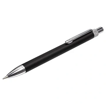 Ручка подарочная шариковая BRAUBERG 'Allegro', СИНЯЯ, корпус черный с хромированными деталями, линия письма 0,5 мм, 143491