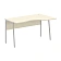 Стол прямой СА-2P(R) Клен*/Алюминий 1400х900х755 IMAGO PLUS