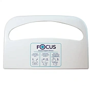 Диспенсер для покрытий на унитаз Focus белый, пластик, 8027968